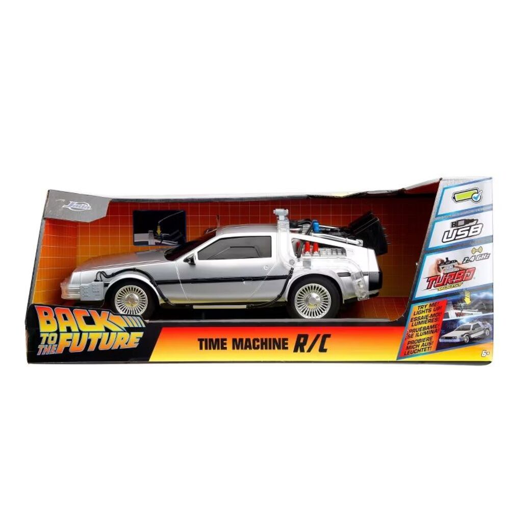 Hollywood Rides: Back to the Future DeLorean Time Machine RC (R/C) 1:16 Car 🆕